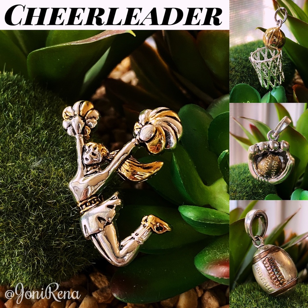 🤩🎉 CHEERLEADER Charm, Pendant, Brooch 🎉🤩